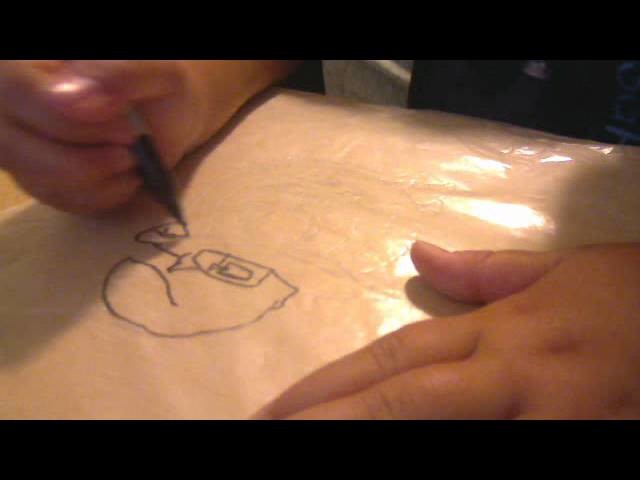 Wax paper drawing tutorial