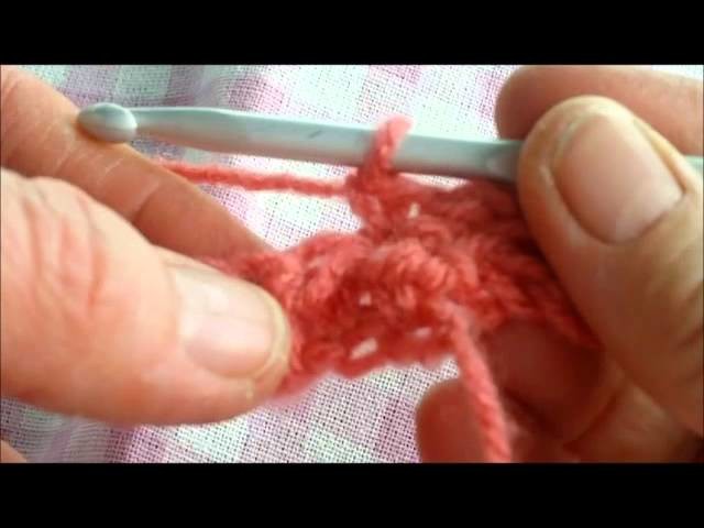 Crochet Edging - how to make a frill of chain stitches