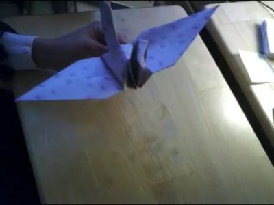 Easy Paper Crane, Step by Step