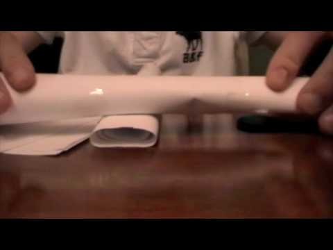 Homemade paper crossbow (with trigger)