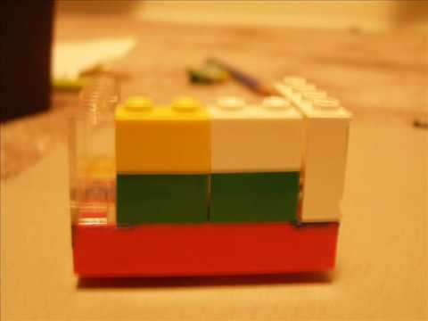 How to make a lego news paper stand