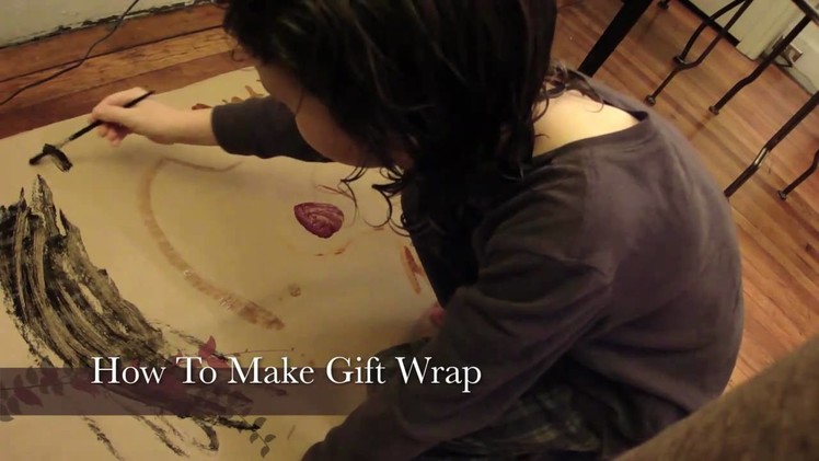 How To Make Gift Wrap Paper