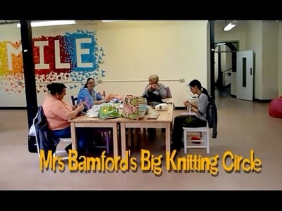 Making Dementia Sleeves with Mrs Bamford's Knitting Circle