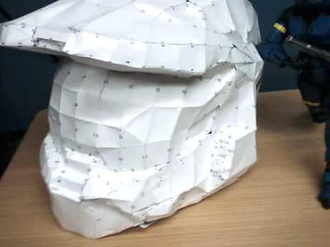 Master Chief Helmet out of paper