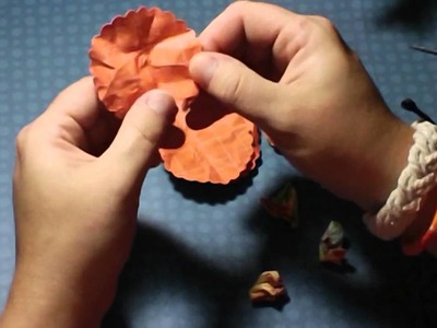Paper chrysanthemum tutorial