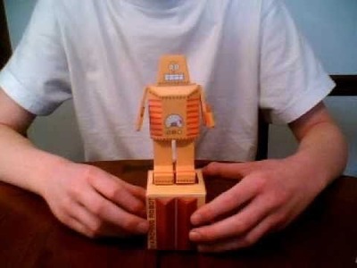 Paper Mechanics: Marching Robot (Rob Ives)
