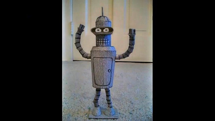 Paper Model of Bender the Robot (Futurama)