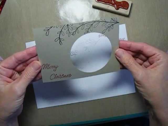 Paper Pieced Ornament Card