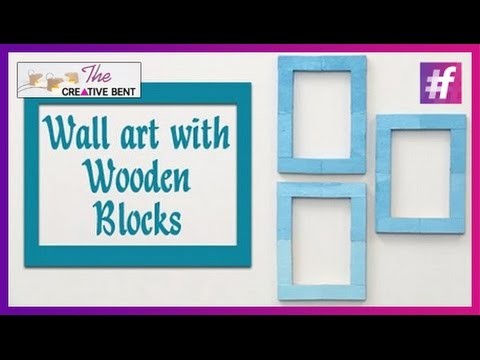 Cool DIY: Easy Wall Art with Jenga Wood Blocks