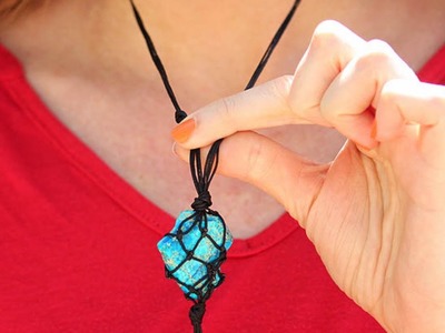 Create A Cool Macrame Necklace - DIY  - Guidecentral