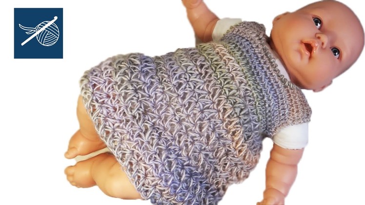 Crochet Baby Dress Part 10 Left Hand Tutorial