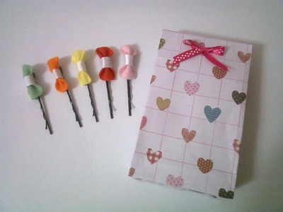 DIY : #10 Cute Bobby Pins With Bow ♥