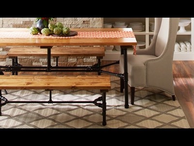 How to Build a Harvest Table Using Pipes