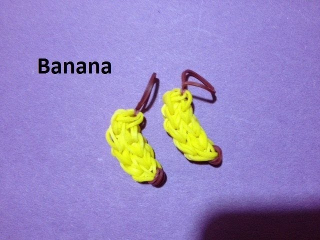 How to Make a Banana Charm on the Rainbow Loom - Original Design