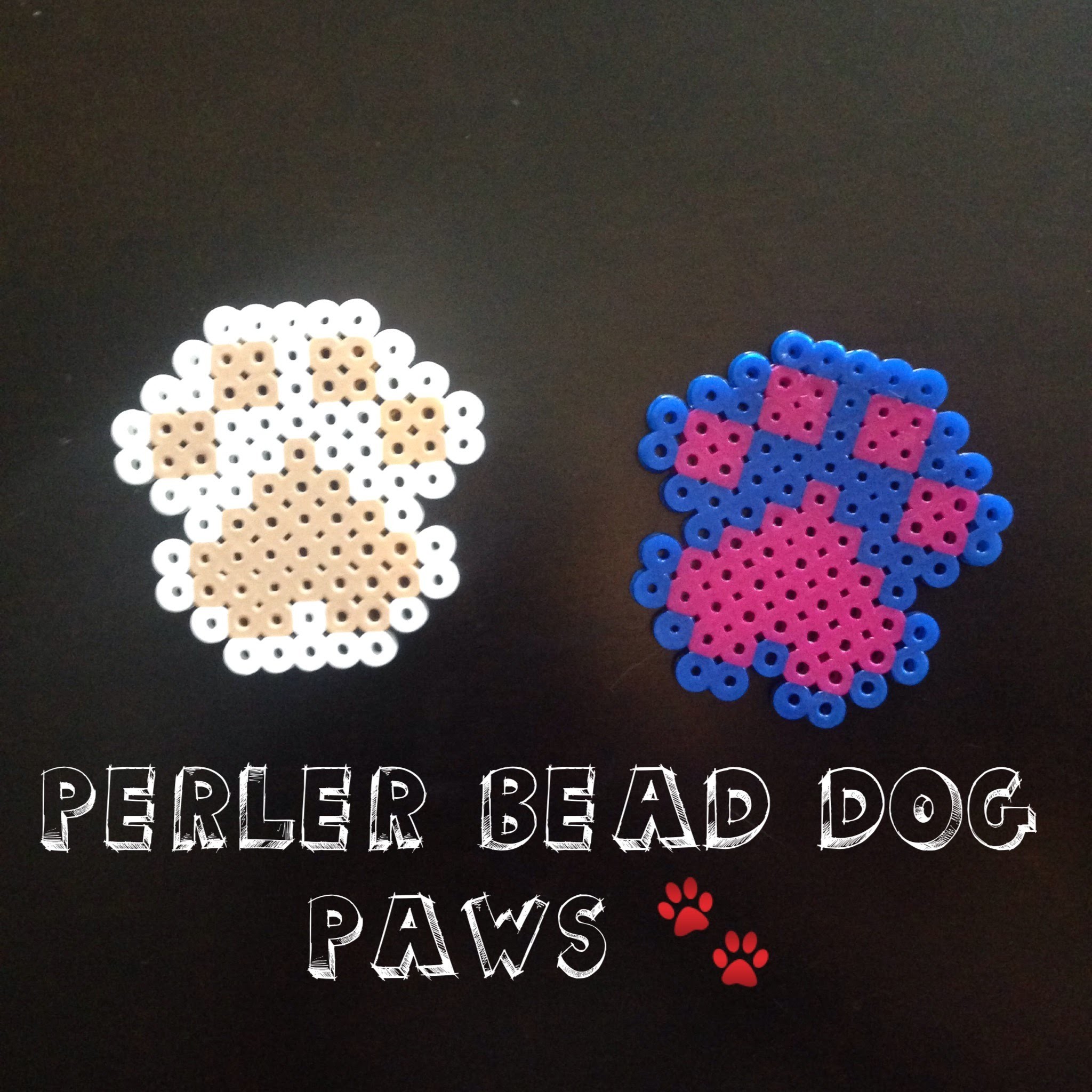 How To Make A Perler Bead Dog Paw