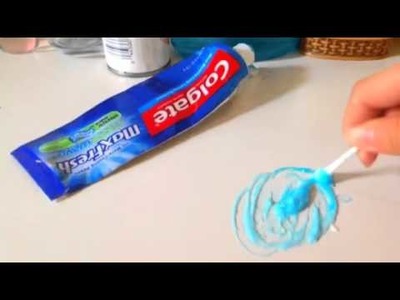 How to make slime with Colgate toothpaste and glue