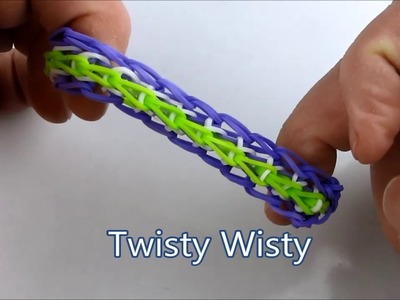 How to make the Twisty Wisty bracelet on the Rainbow Loom