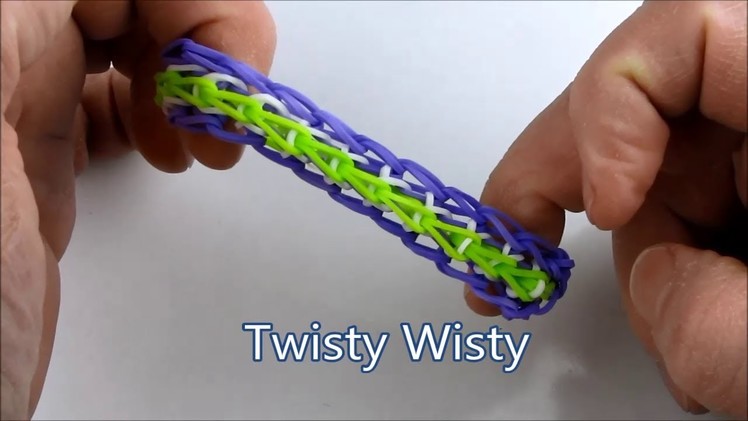 How to make the Twisty Wisty bracelet on the Rainbow Loom