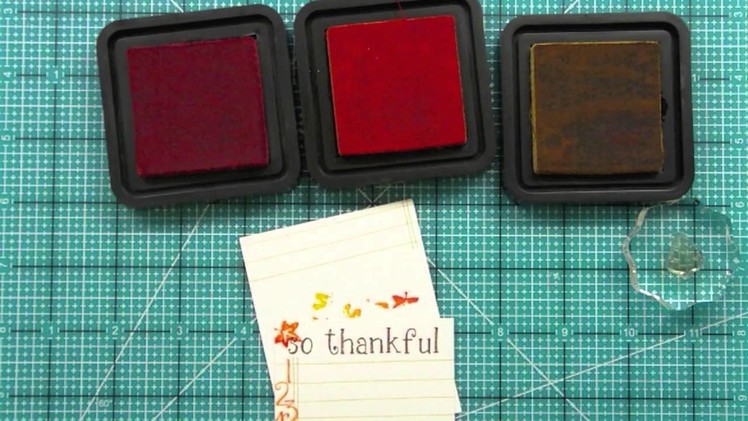 How to make 'what I'm thankful for' cards for Thanksgiving { Lawn Fawn }