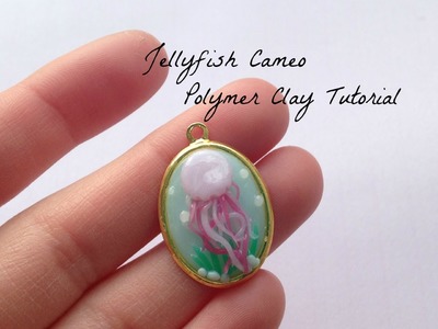 Jelly Fish Cameo | Polymer Clay Tutorial