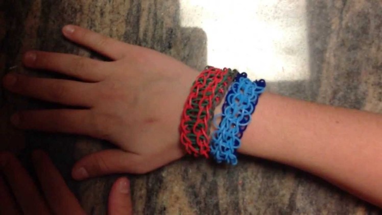 *NEW!* How to Make a Rainbow Loom Umbra Bracelet! (Requires 2 Looms)