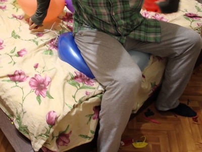 Popping balloon decorations