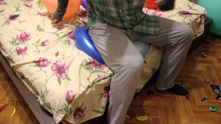 Popping balloon decorations