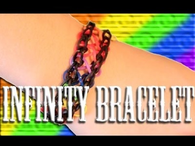 Rainbow Loom: Infinity Rubber Band Bracelet Tutorial