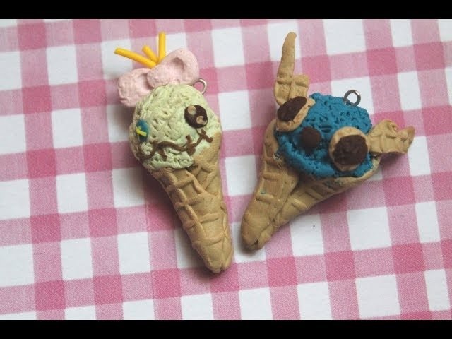 Scrump & stitch ice cream scoop [polymer clay] Tutorial