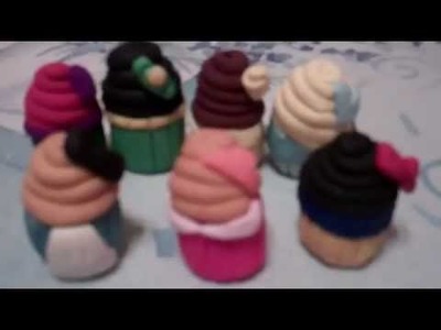 Cute Polymer Clay Princess Inspired Cupcakes