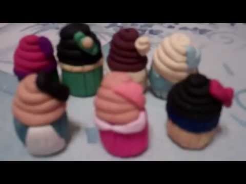 Cute Polymer Clay Princess Inspired Cupcakes