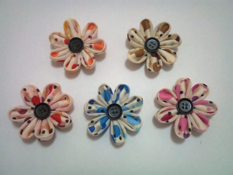 DIY : #17 Cute Fabric Flowers ♥