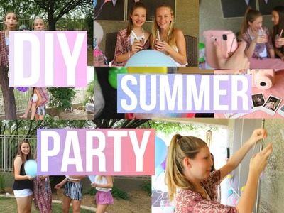 DIY Backyard Summer Party!