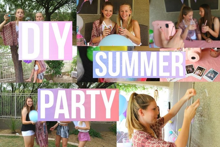 DIY Backyard Summer Party!