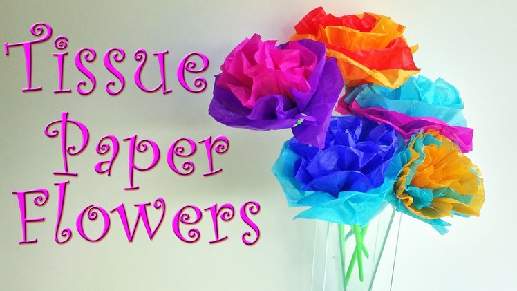 DIY crafts: How to make tissue paper flowers EASY! Ana | DIY Crafts.
