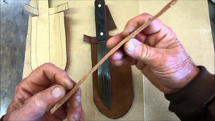 DIY Custom Sheath for Old Hickory Butcher Bushcraft Knife