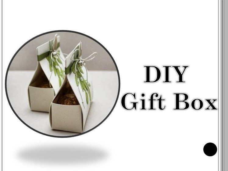 DIY cute gift boxes