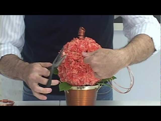 FR Presents:  How to create a fresh flower pumpkin