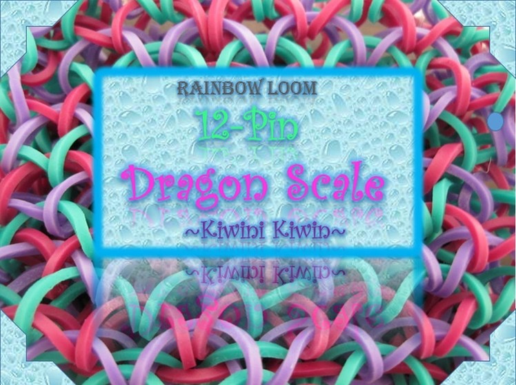 How To Make A 12-Pin Dragon Scale bracelet