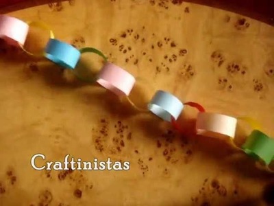 How To Make A Colorful Paper Chain