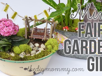 How to Make a DIY Miniature Fairy Garden Gift