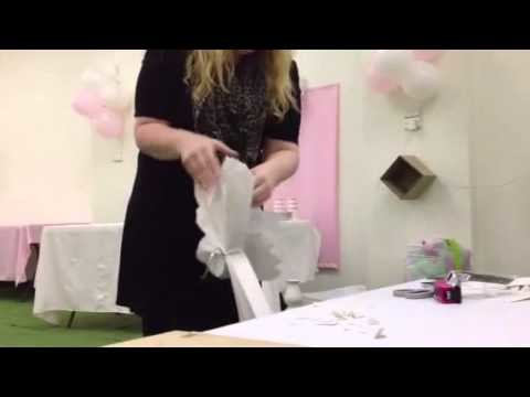 How to make a giant party tissue paper pom pom