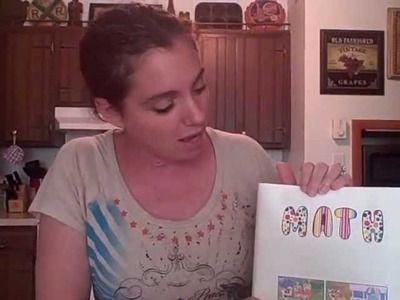 How to Make a Paper Book Cover with Comics and Puzzles