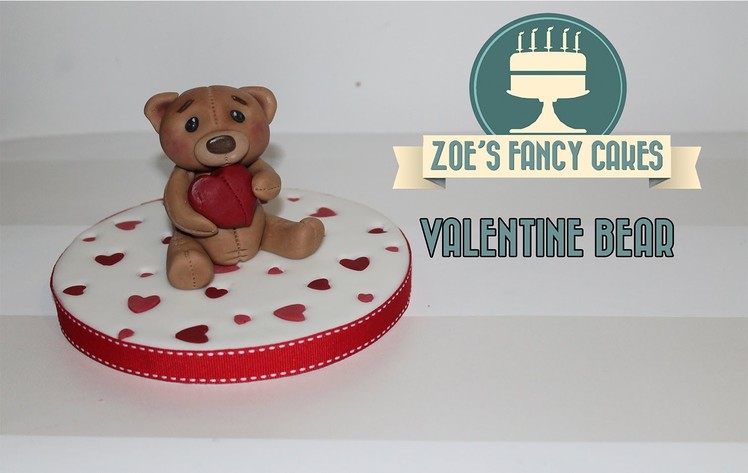 How to make a valentines heart bear figure for your cakes valentines special How To Tutorial