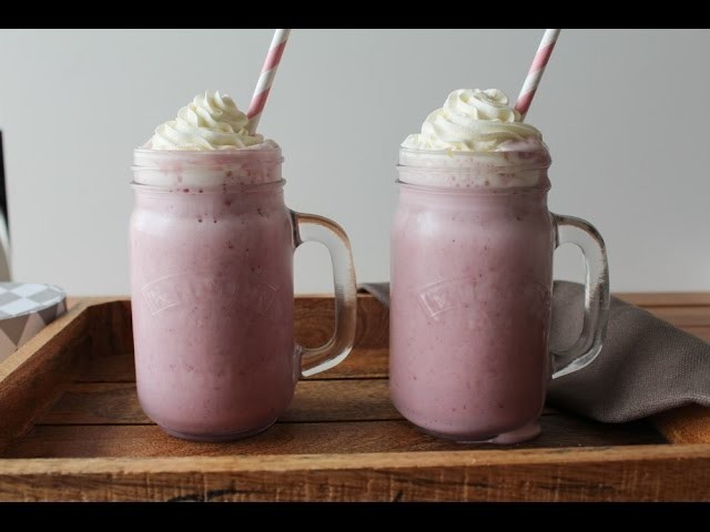 How To Make Strawberry Milkshake - By One Kitchen Episode 109