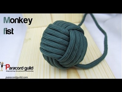 How to tie a paracord monkey fist