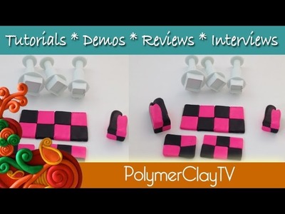 Learn How to Make a Polymer Clay Checkerboard and Cane the Easy Way