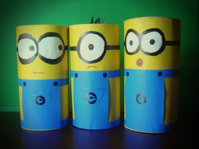 Make Minions with Paper Roll