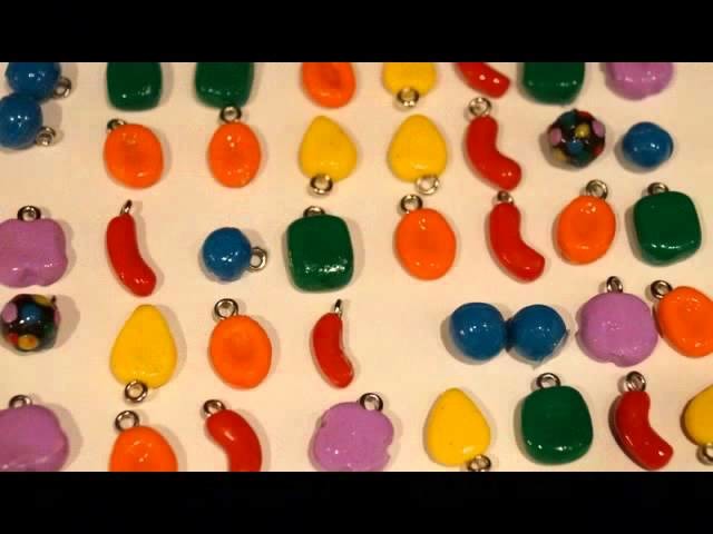 Polymer Clay Candy Crush Charms Level 65!