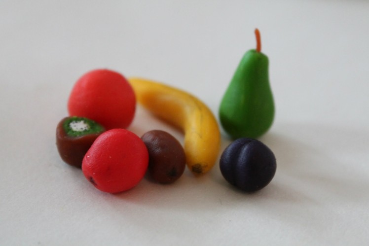 Polymer clay miniature fruit tutorial